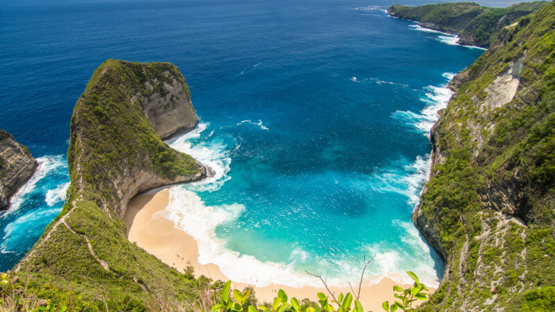 Kelingking beach at Nusa Penida island. Indonesia